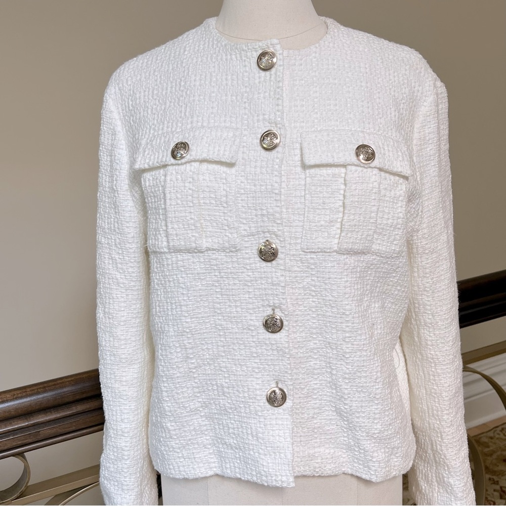 NWOT Maje Valasila Tweed Jacket—missing belt